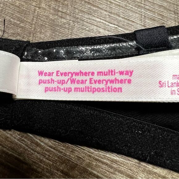 Victoria’s Secret PINK Wear Everywhere Multi-Way Push-Up Strapless Bra Size 32DD - Picture 5 of 6